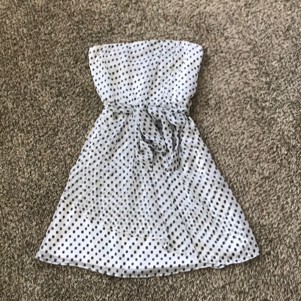 Express strapless dress